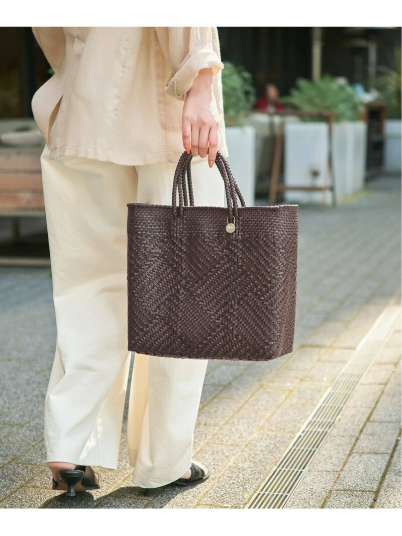 樂天商城 - 《追加予約》LETRA/レトラ メルカドバッグ S SIZE SLOBE IENA スローブ イエナ バッグ トートバッグ ブルー レッド ベージュ ブラウン ホワイト ブラック【先行予約】*【送料無料】[Rakuten Fashion]