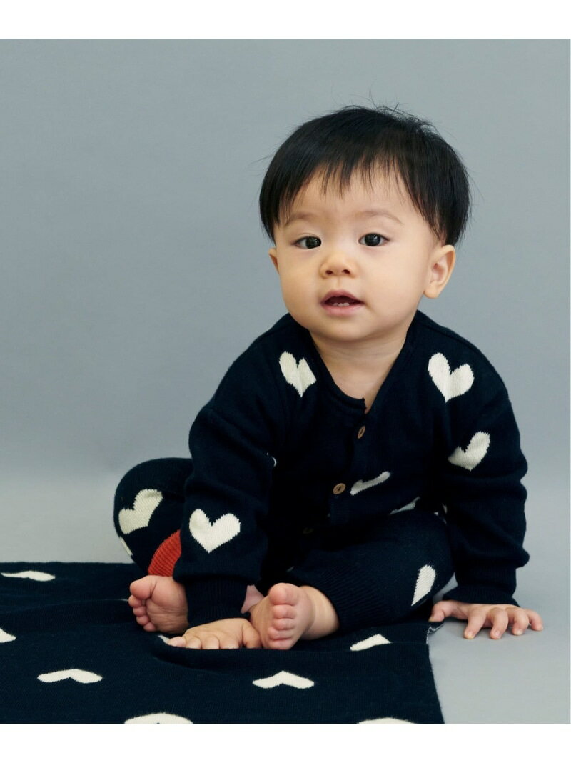  別注 AMOR JUMPSUIT baby IENA ENFANT イエナ　アンファン マタニティウェア・ベビー用品 ベビー肌着・新生児服 ブラック