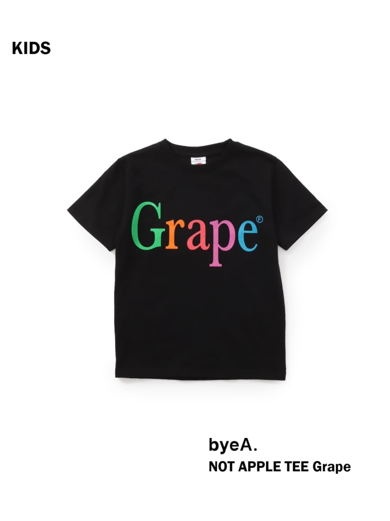樂天商城 - 【byeA. / バイエー】 NOT APPLE TEE (GRAPE)kids IENA ENFANT イエナ　アンファン マタニティウェア・ベビー用品 その他のベビーグッズ ブラック ホワイト【送料無料】[Rakuten Fashion]