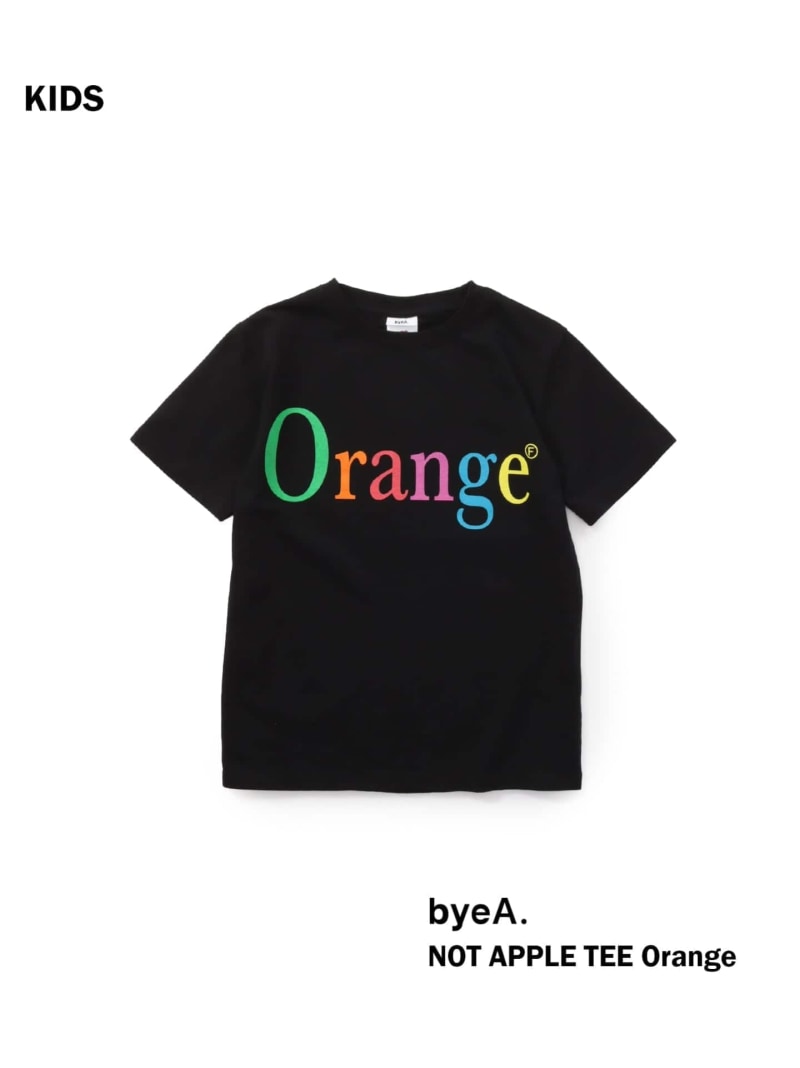 Rakuten - 【byeA. / バイエー】NOT APPLE TEE (ORANGE)kids IENA ENFANT イエナ　アンファン マタニティウェア・ベビー用品 その他のベビーグッズ ホワイト ブラック【送料無料】[Rakuten Fashion]