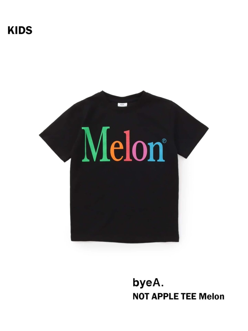 樂天商城 - 【byeA. / バイエー】NOT APPLE TEE (MELON)kids IENA ENFANT イエナ　アンファン マタニティウェア・ベビー用品 その他のベビーグッズ ホワイト ブラック【送料無料】[Rakuten Fashion]