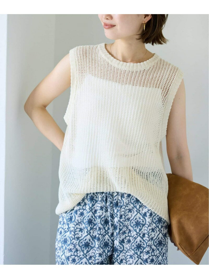 【SALE／30%OFF】《追加》KAYAノースリーブプルオーバー SLOBE IENA スローブ イエナ トップス ニット カーキグリーン ブルー ブラウン ベージュ【RBA_E】【送料無料】[Rakuten Fashion]のサムネイル