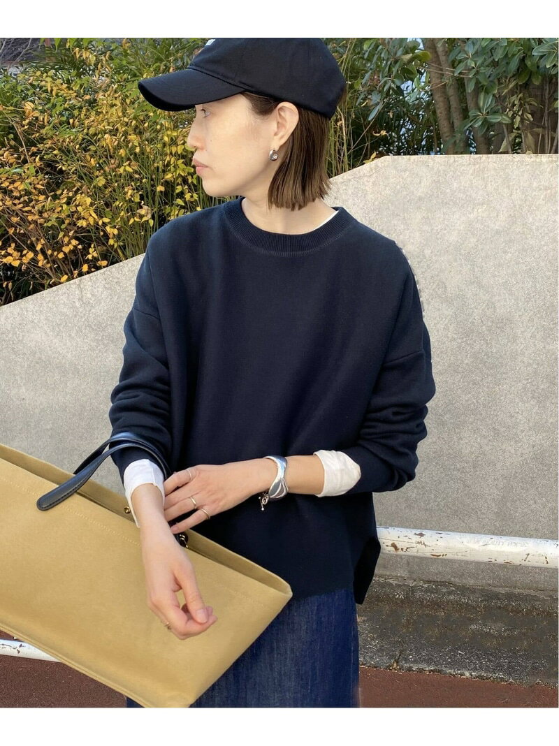 樂天商城 - 《セットアップ対応可/追加2》コットンダブルフェイスプルオーバー SLOBE IENA スローブ イエナ トップス ニット イエロー ベージュ グレー ネイビー【送料無料】[Rakuten Fashion]