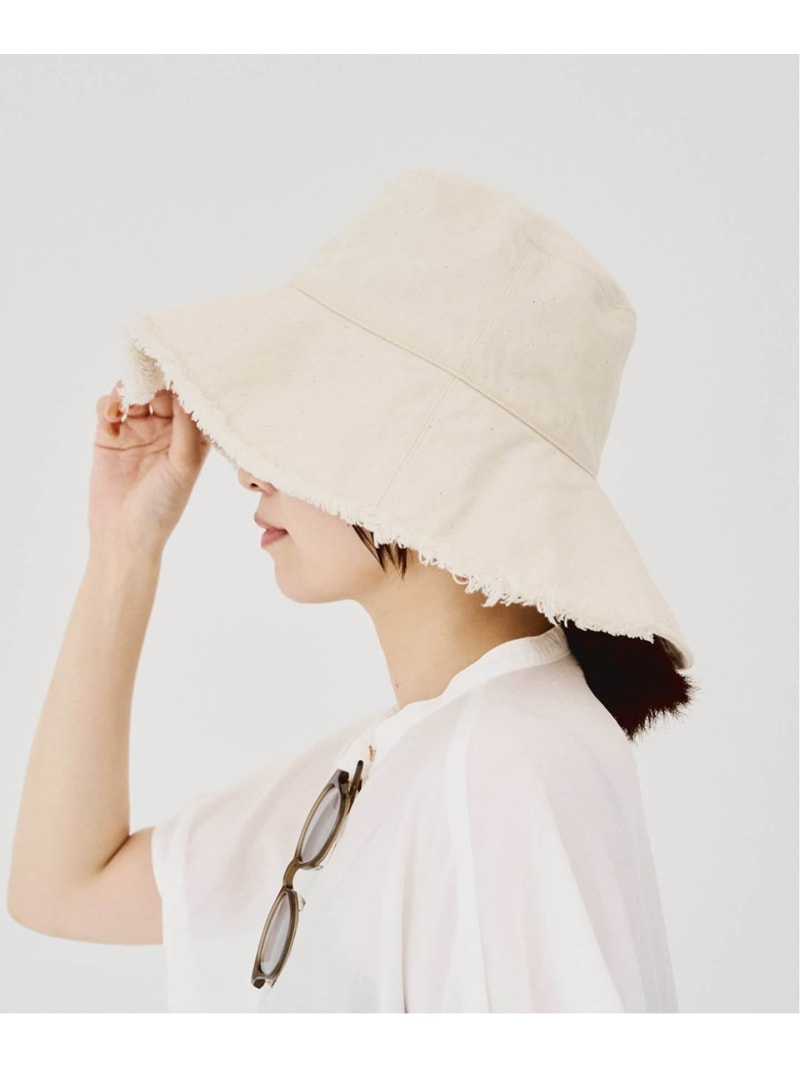 KIJIMA TAKAYUKI/キジマ タカユキ ORGANIC DENIM BUCKET HAT ハット IENA イエナ 帽子 ハット ホワイト ブラック カーキ【送料無料】[Rakuten Fashion]