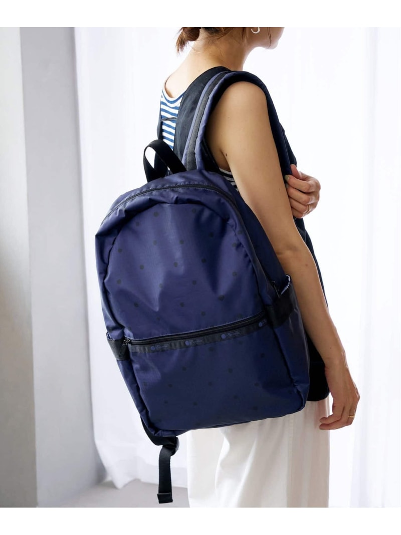 【Lesportsac/レスポートサック】 * IENA ENFANT CARRIER BACKPACK IENA ENFANT イエナ　アンファン バッグ リュック・バックパック ネイビー【送料無料】[Rakuten Fashion]