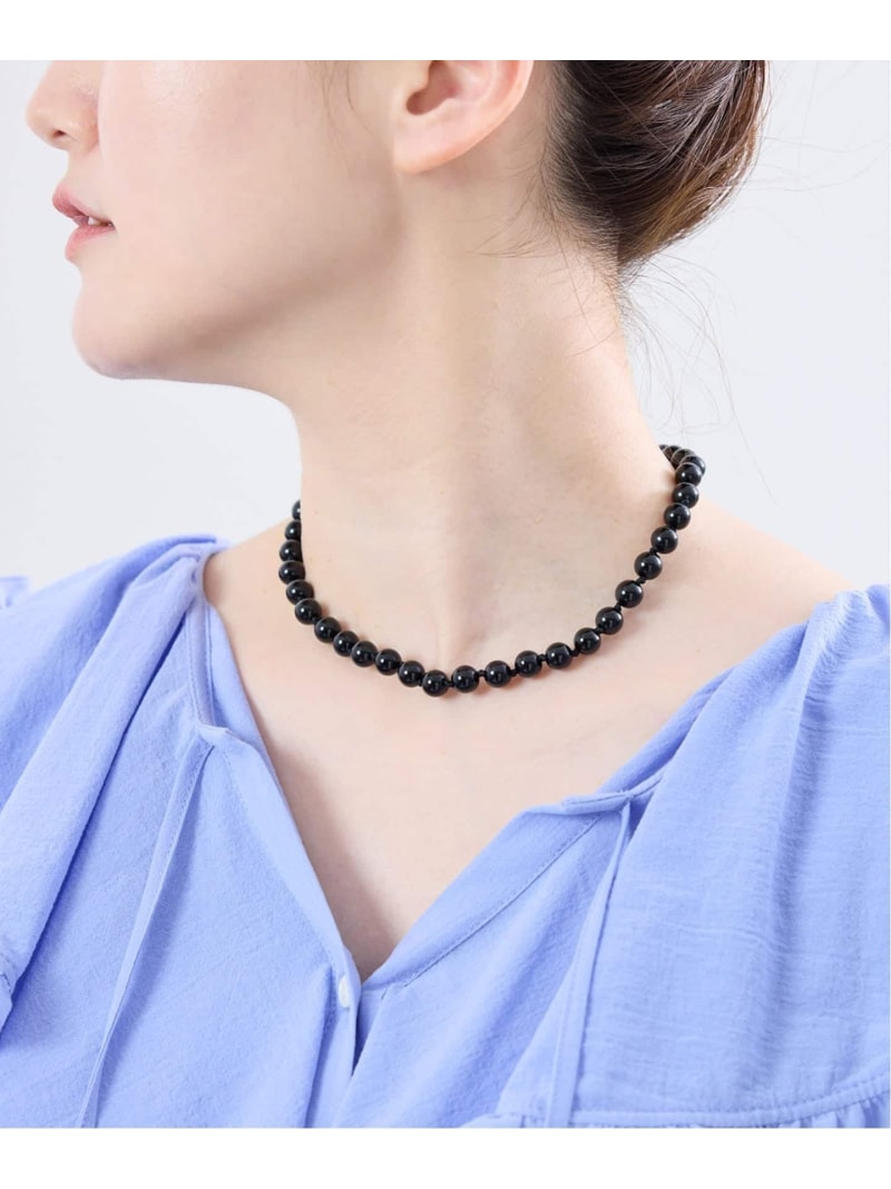 Rakuten - 《追加》EO/イオ ROUND STONE NECKLACE ネックレス BO26SS-56 IENA イエナ アクセサリー・腕時計 ネックレス レッド ブラック グリーン【送料無料】[Rakuten Fashion]
