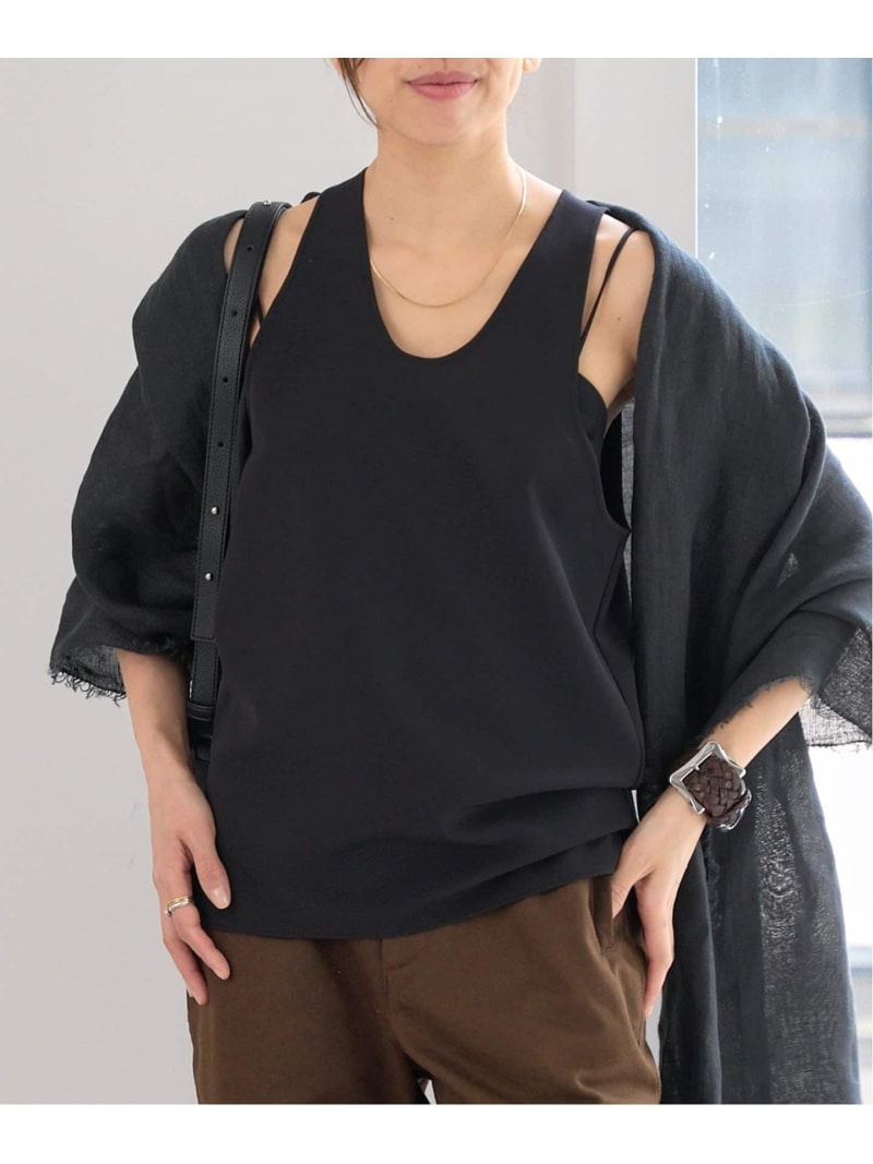 Uͥå󥯥ȥå IENA  ȥåץ Ρ꡼֡󥯥ȥå ١ ֥å ۥ磻ȡ̵[Rakuten Fashion]