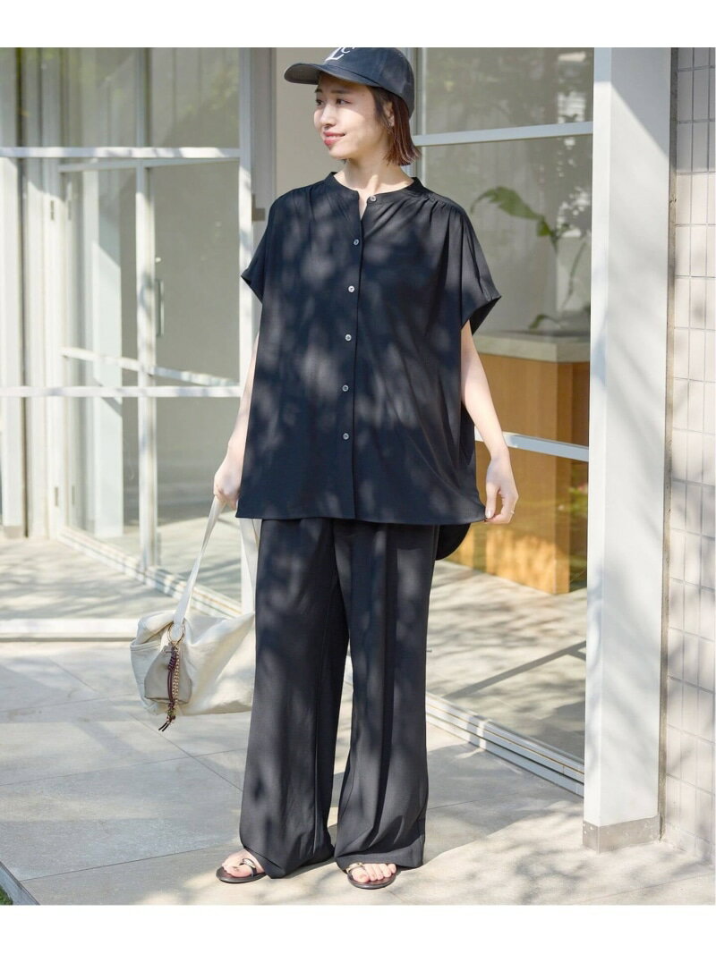 樂天商城 - 《2枚セット/予約》カットジョーゼットセットアップ SLOBE IENA スローブ イエナ トップス カットソー・Tシャツ ブラウン ブラック【先行予約】*【送料無料】[Rakuten Fashion]