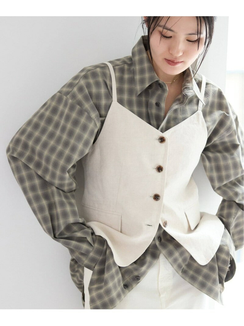 樂天商城 - 【一部店舗限定】JANE SMITH/ジェーンスミス CHECK SH シャツ 26SSH-413S IENA イエナ トップス シャツ・ブラウス グレー【送料無料】[Rakuten Fashion]