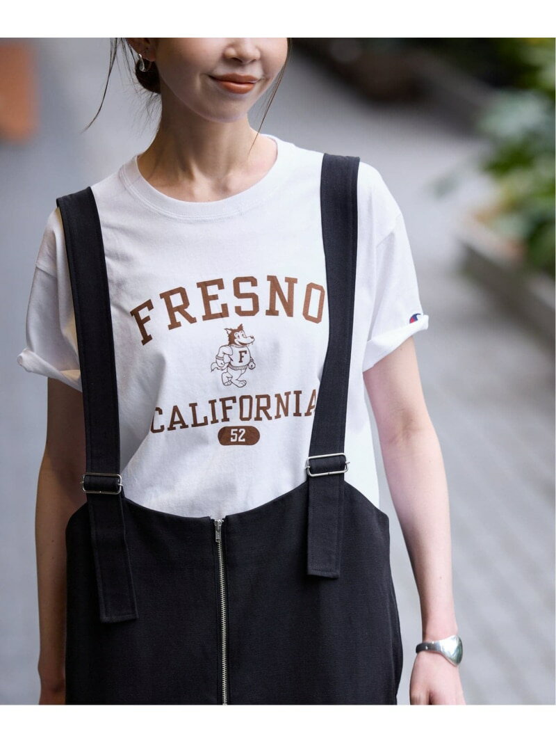 樂天商城 - Champion/チャンピオン SLOBE別注 ロゴTシャツ SLOBE IENA スローブ イエナ トップス カットソー・Tシャツ ピンク ホワイト ネイビー ベージュ【送料無料】[Rakuten Fashion]
