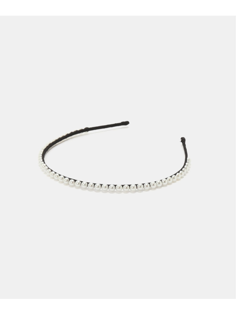 SCHO/ショー PEARL HAIRBAND ヘアバンド FW23-HB-TOUT-PRL IENA イエナ ヘアアクセサリー その他のヘアアクセサリー ブラック【送料無料】[Rakuten Fashion]