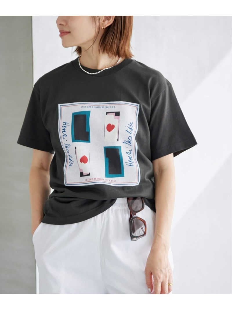 《予約》THE CULTURE CODE/ザ カルチャーコード MATTIS Tシャツ IENA イエナ トップス カットソー・Tシャツ ホワイト グレー*