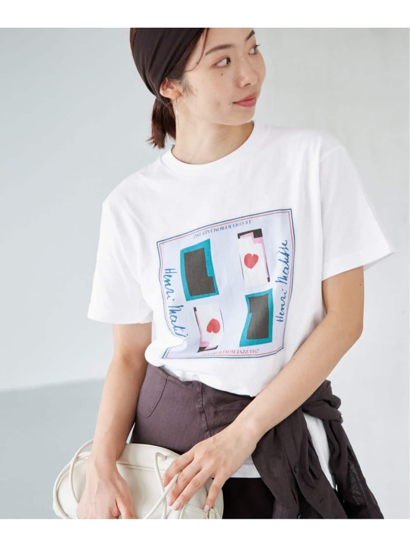 THE CULTURE CODE/ザ カルチャーコード MATTIS Tシャツ IENA イエナ トップス カットソー・Tシャツ ホワイト グレー