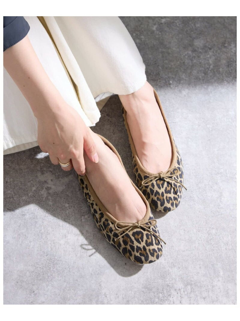 樂天商城 - PORSELLI/ポルセリ LEOPARD BALLET バレエシューズ IENA イエナ シューズ・靴 バレエシューズ ベージュ【送料無料】[Rakuten Fashion]