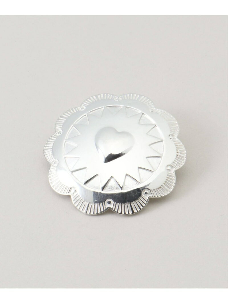Rakuten - ADRAR/アドラル FLOWER HEART BROOCH SLOBE IENA スローブ イエナ アクセサリー・腕時計 イヤリング・イヤーカフ シルバー【送料無料】[Rakuten Fashion]