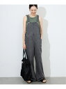 LE DENIM BARE BK サロペット SLOBE IENA スローブ イエナ オールインワン・オーバーオール オーバーオール・サロペット グレー ブルー...