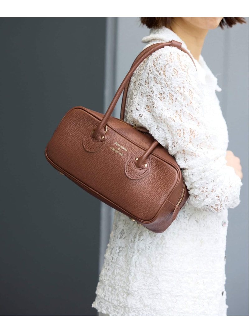 樂天商城 - 《WEB/一部店舗限定》YOUNG&OLSEN EMBOSSED LEATHER STUDENT S バッグ YO2601-GD005 IENA イエナ バッグ ボストンバッグ ブラック ブラウン【送料無料】[Rakuten Fashion]