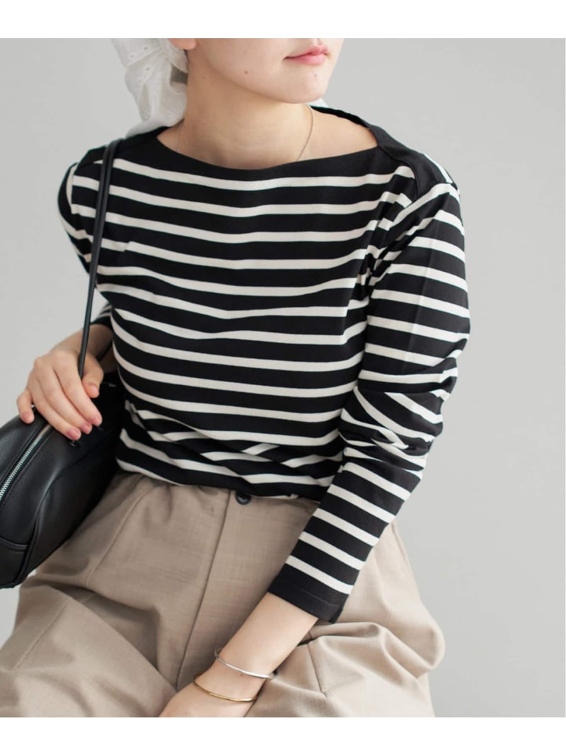 《追加2》SEATTLEボーダープルオーバー IENA イエナ トップス ニット ネイビー ブラック ブラウン【送料無料】[Rakuten Fashion]のサムネイル