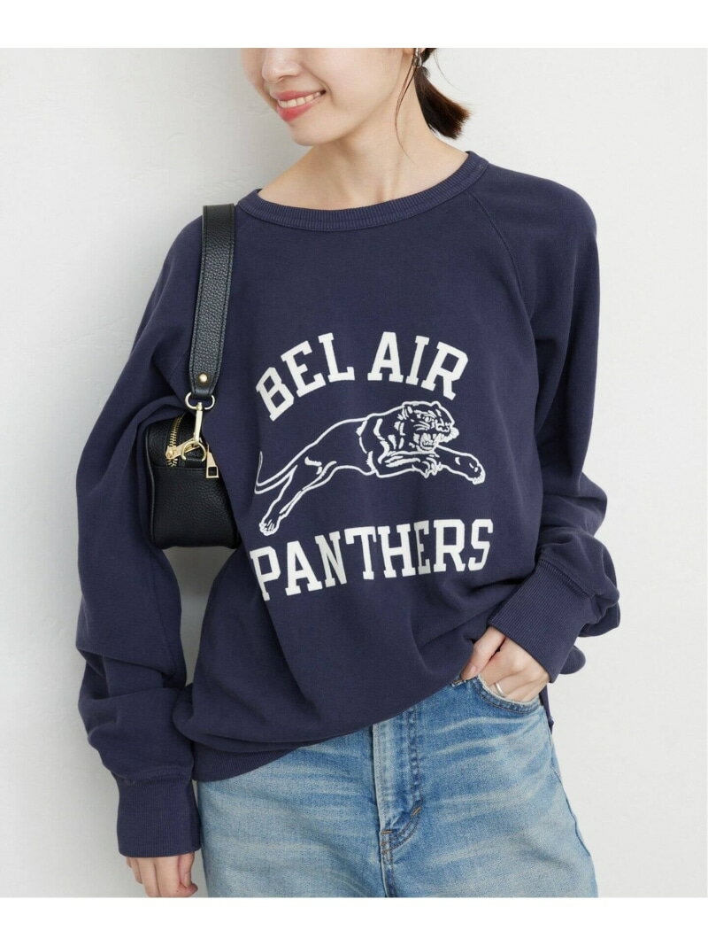 【SALE／30%OFF】Mixta/ミクスタ ラグランスウェット SLOBE IENA スローブ イエナ トップス スウェット・トレーナー ネイビー ブラウン【RBA_E】【送料無料】[Rakuten Fashion]のサムネイル