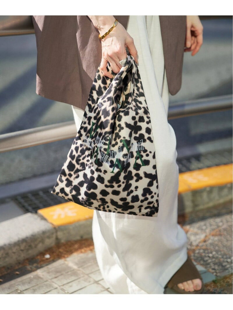 Rakuten - 《追加予約》VERMEIL レオパードエコバッグmini VERMEIL par iena ヴェルメイユ パー イエナ バッグ その他のバッグ ブラウン【先行予約】*【送料無料】[Rakuten Fashion]