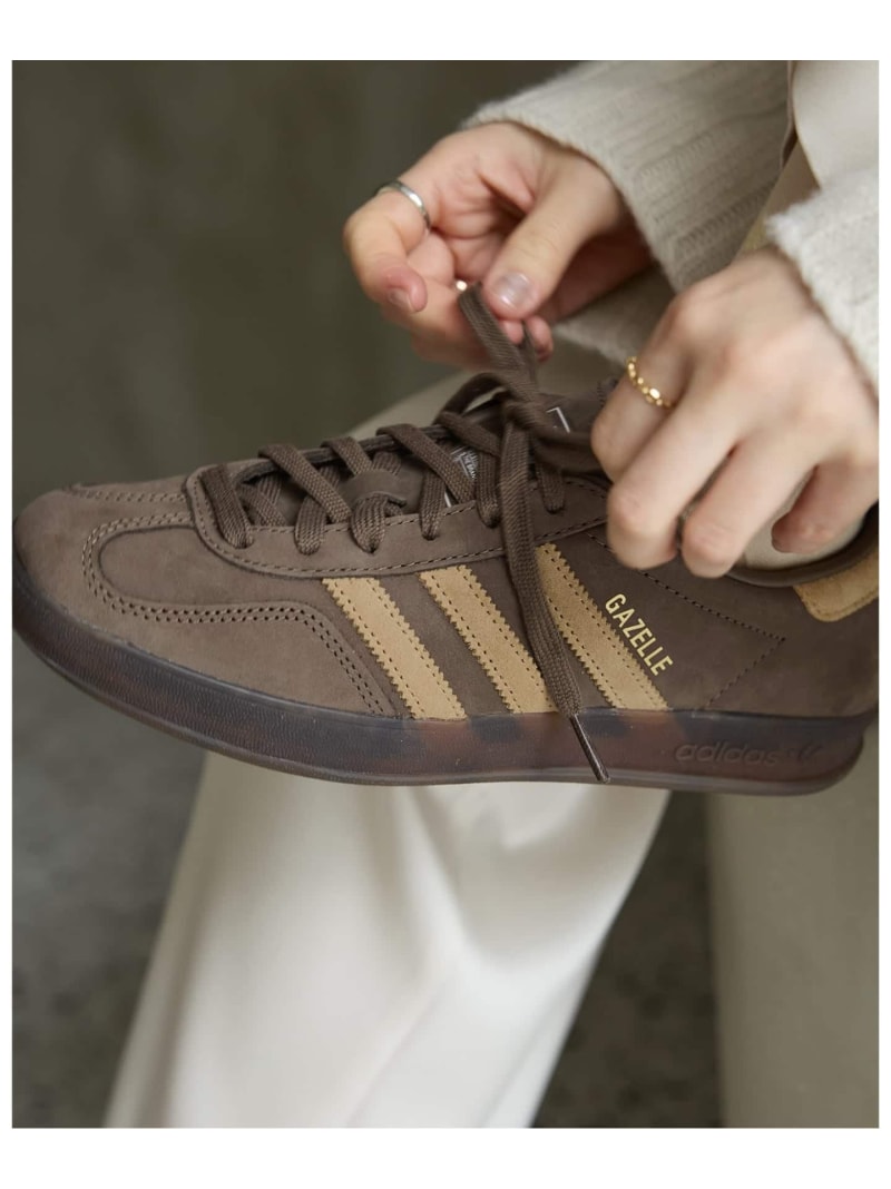 adidas originals/アディダス オリジナルス GAZELLE INDOOR スニーカー IENA イエナ シューズ・靴 スニーカー ブラウン ベージュ【送料無料】[Rakuten Fashion]