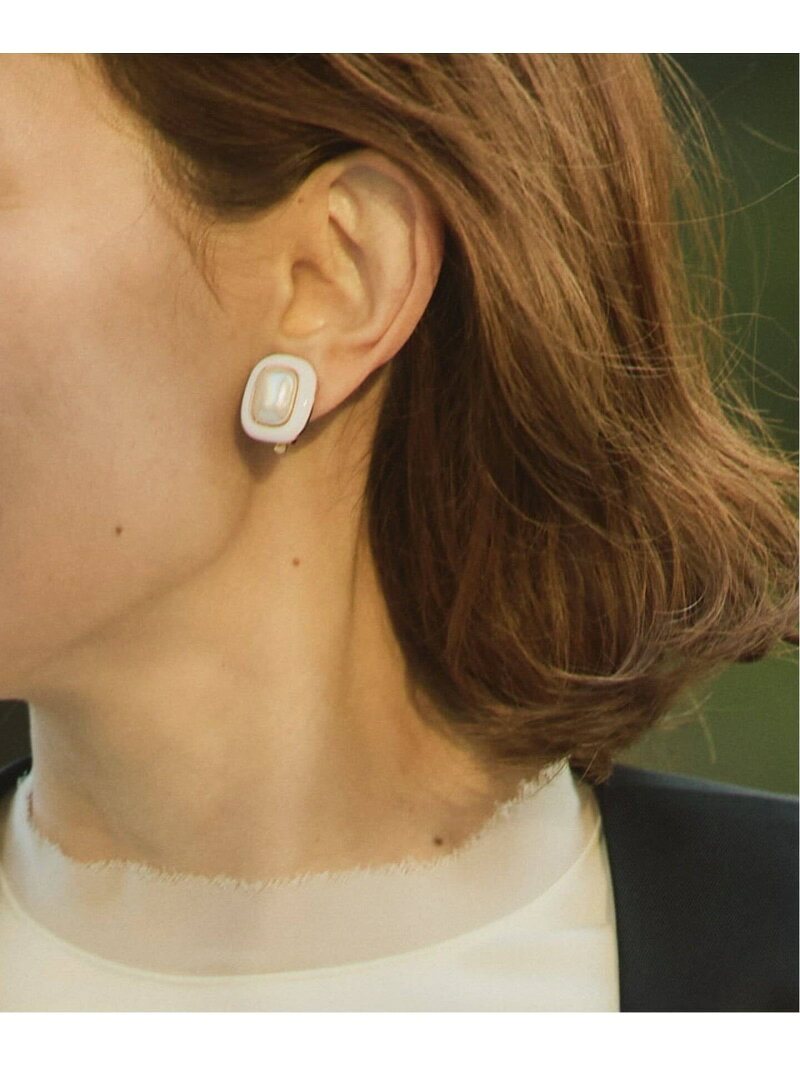 樂天商城 - 《追加予約》MICHAEL NASH JEWELRYマイケルナッシュジュエリー パールイヤリング VERMEIL par iena ヴェルメイユ パー イエナ アクセサリー・腕時計 イヤリング・イヤーカフ ホワイト ブラック【先行予約】*【送料無料】[Rakuten Fashion]