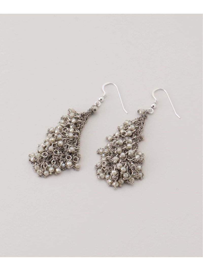 樂天商城 - JEAN FRANCOIS MIMILLA ジャン フランソワ ミミラ Glass Beads &Knittピアス BO103 VERMEIL par iena ヴェルメイユ パー イエナ アクセサリー・腕時計 ピアス シルバー【送料無料】[Rakuten Fashion]