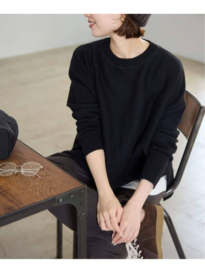 《セットアップ対応可/WEB限定/追加3》コットンダブルフェイスプルオーバー SLOBE IENA スローブ イエナ トップス ニット グレー ブラウン ワインレッド ベージュ ブラック【送料無料】[Rakuten Fashion]