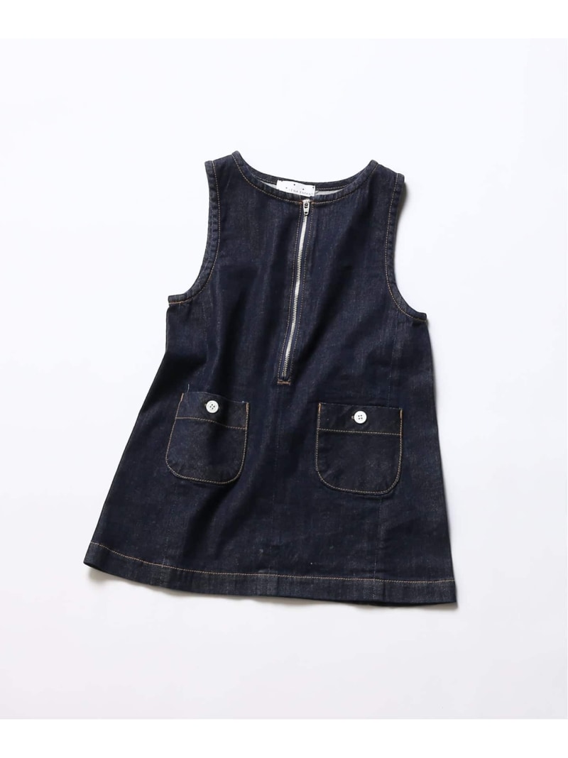 【DAILY DENIM COLLECTION】BASICデニムワンピース kids IENA ENFANT イエナ アンファン マタニティウェア・ベビー用品 その他のベビーグッズ ブルー ネイビー ブラック【送料無料】[Rakuten Fashion]