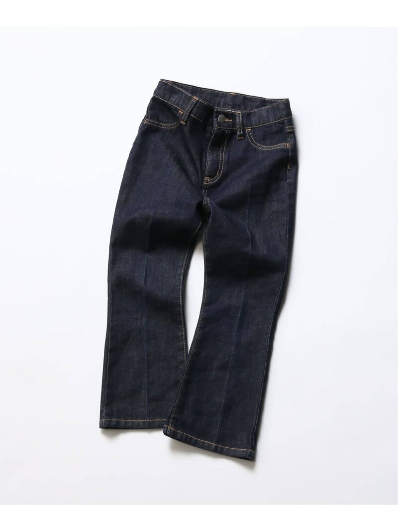 樂天商城 - 【DAILY DENIM COLLECTION】BASICセミフレアデニムパンツ kids IENA ENFANT イエナ　アンファン マタニティウェア・ベビー用品 その他のベビーグッズ ネイビー ブラック ブルー【送料無料】[Rakuten Fashion]