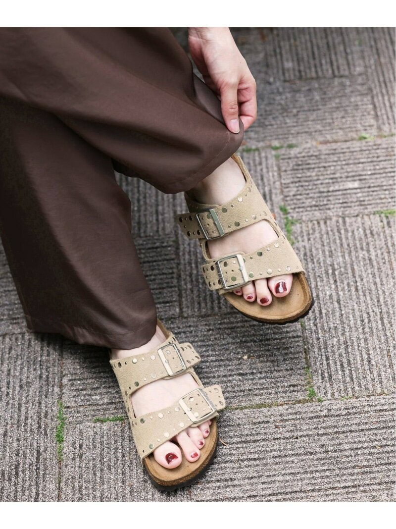 樂天商城 - 《予約》BIRKENSTOCK/ビルケンシュトック ARIZONA RIVET サンダル 1029390 IENA イエナ シューズ・靴 サンダル ベージュ【先行予約】*【送料無料】[Rakuten Fashion]