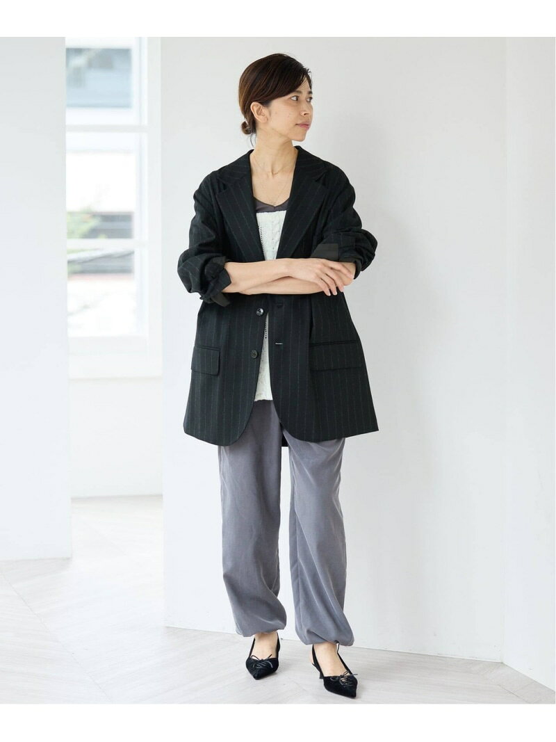 COUTURE D'ADAM/クチュールドアダム 別注 CashmereBlendStripe JK 26AW-013 IENA イエナ ジャケット・アウター その他のジャケット・アウター ブラック【送料無料】[Rakuten Fashion] iena-10025956 IENA サンプル画像2