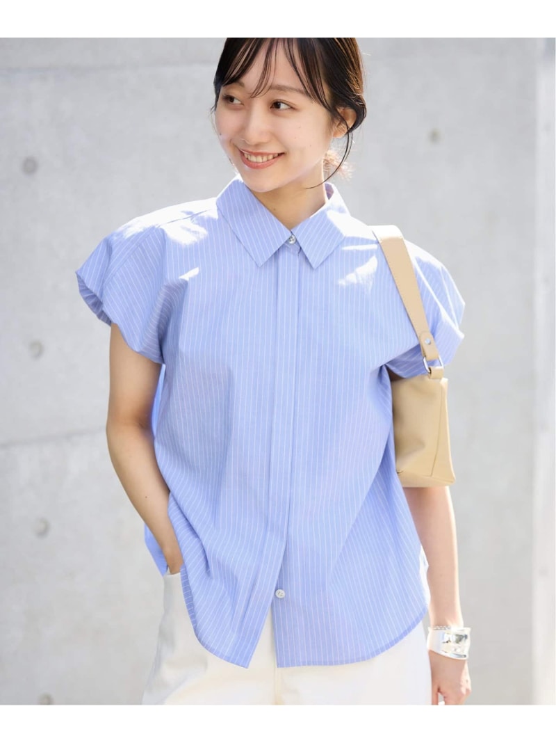 《追加》バルーンスリーブブラウス SLOBE IENA スローブ イエナ トップス シャツ・ブラウス ブルー【送料無料】[Rakuten Fashion]のサムネイル