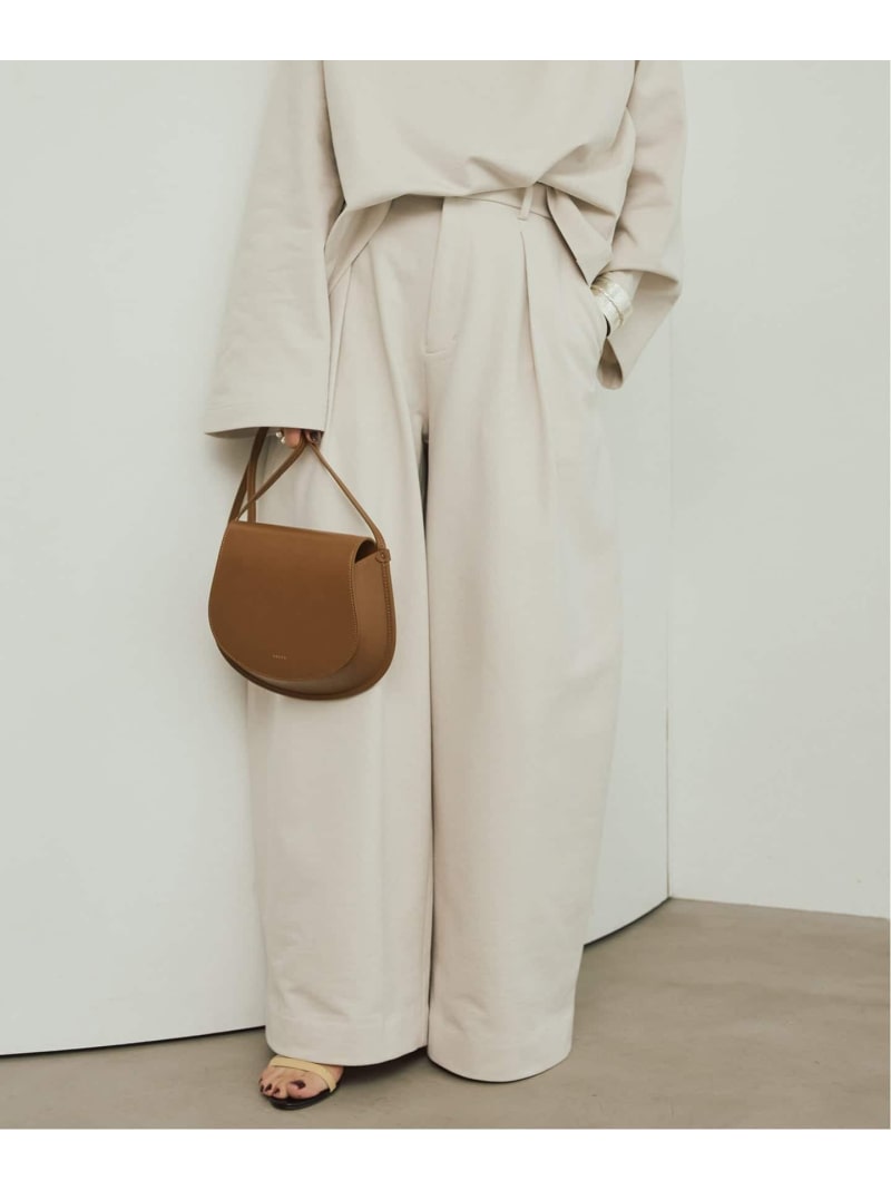 樂天商城 - Curved Tuck パンツ VERMEIL par iena ヴェルメイユ パー イエナ パンツ その他のパンツ ベージュ ブラック【送料無料】[Rakuten Fashion]