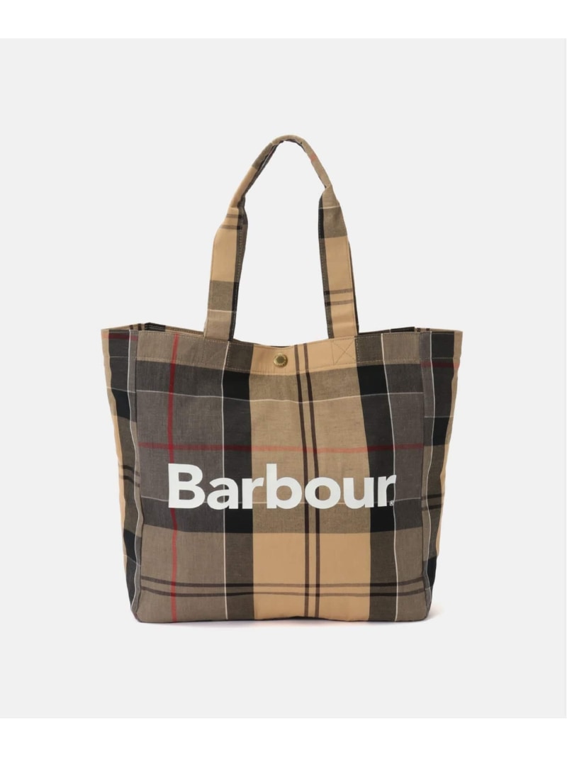 Barbour/バブアー TELFIELD TARTAN TOTE BAG UBA0751TN51/31 SLOBE IENA スローブ イエナ バッグ トートバッグ ベージュ