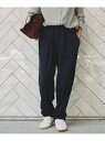 《予約》WOOLイージーパンツ VERMEIL par iena ヴェルメイユ パー イエナ パンツ その他のパンツ ネイビー グレー【先行予約】*【送料無料】...