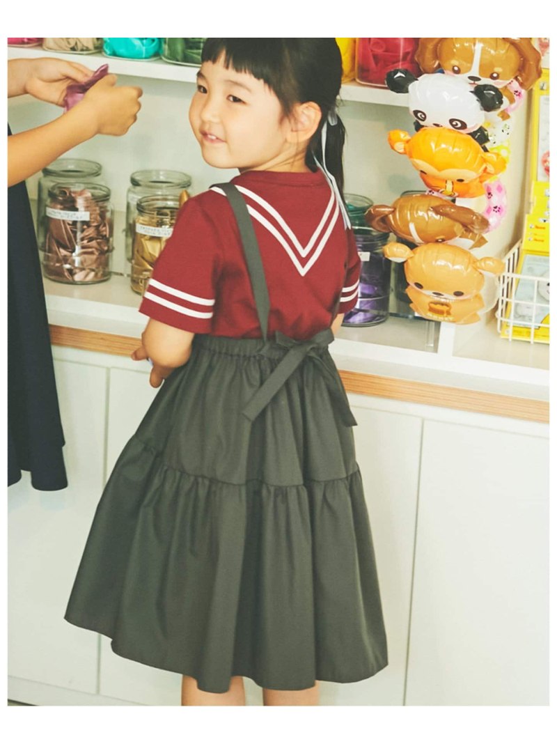 楽天IENA【AMICA・kids/アミカ】別注CRINOLINE ドレス MINI baby-kids（7m-7y） IENA ENFANT イエナ　アンファン マタニティウェア・ベビー用品 その他のベビーグッズ ブラック レッド【送料無料】[Rakuten Fashion]