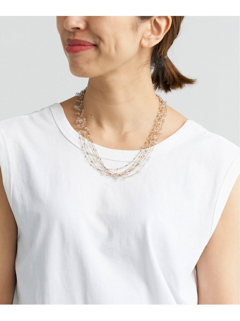 SITA NEVADO/V^ loh Crystal Chains Long necklace lbNX IENA CGi ANZT[Erv lbNX S[hyz[Rakuten Fashion]