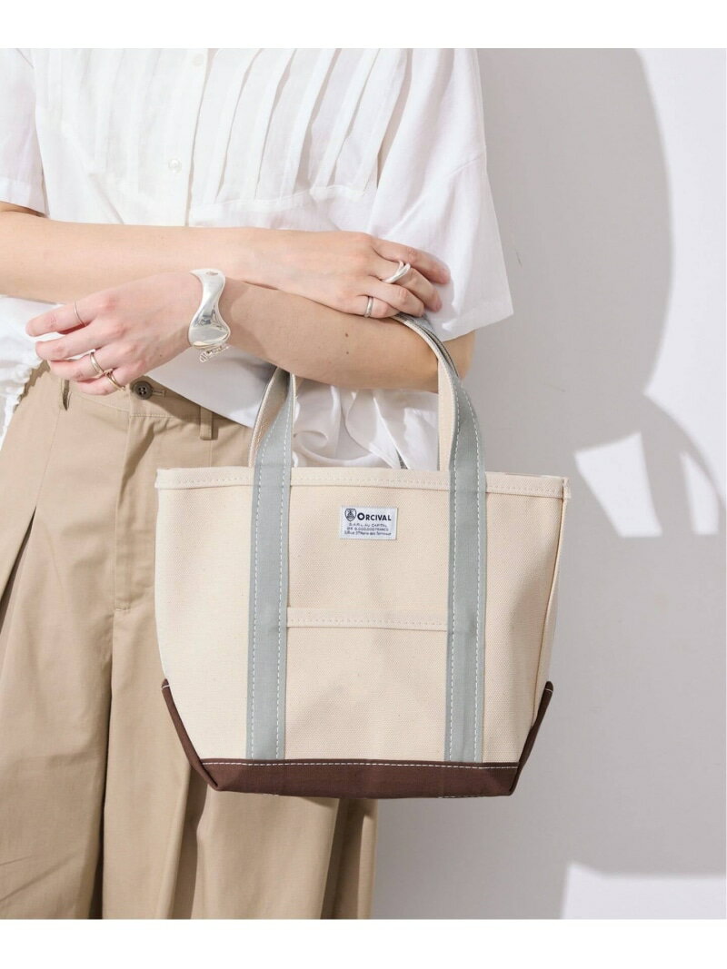 《予約》ORCIVAL/オーシバル キャンバストート OR-H0285 SLOBE IENA スローブ イエナ バッグ トートバッグ ピンク ベージュ【先行予約】*【送料無料】[Rakuten Fashion]