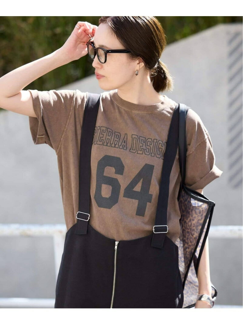 《WEB限定/追加予約》Sierra Designs/シエラデザインズ SLOBE別注 ナンバリングTEE SLOBE IENA スローブ イエナ トップス カットソー・Tシャツ ブラウン【先行予約】*【送料無料】[Rakuten Fashion]