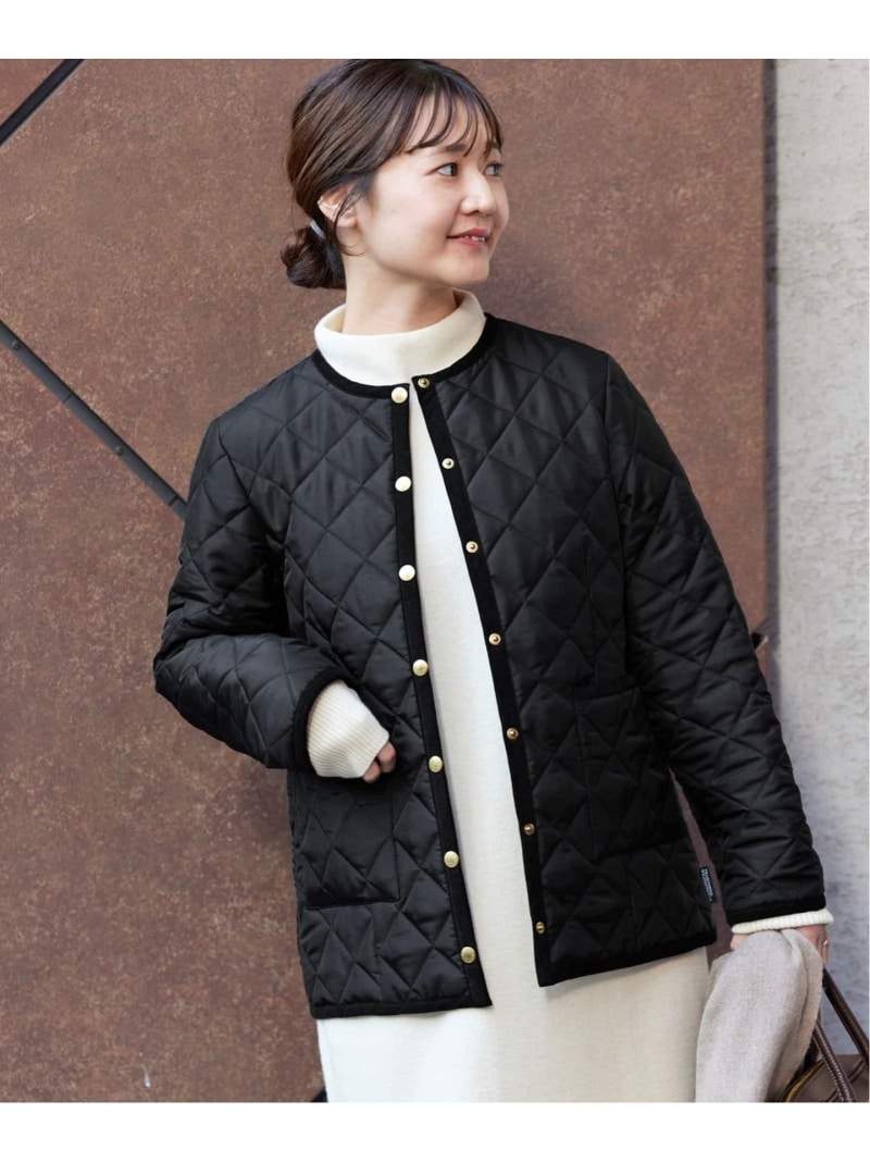 【SALE／30%OFF】【TRADITIONAL WEATHERWEAR 】SLOBE別注 キルティングショートブルゾン SLOBE IENA スローブ イエナ ジャケット・アウター ブルゾン・ジャンパー ブラック ネイビー【RBA_E】【送料無料】[Rakuten Fashion]のサムネイル