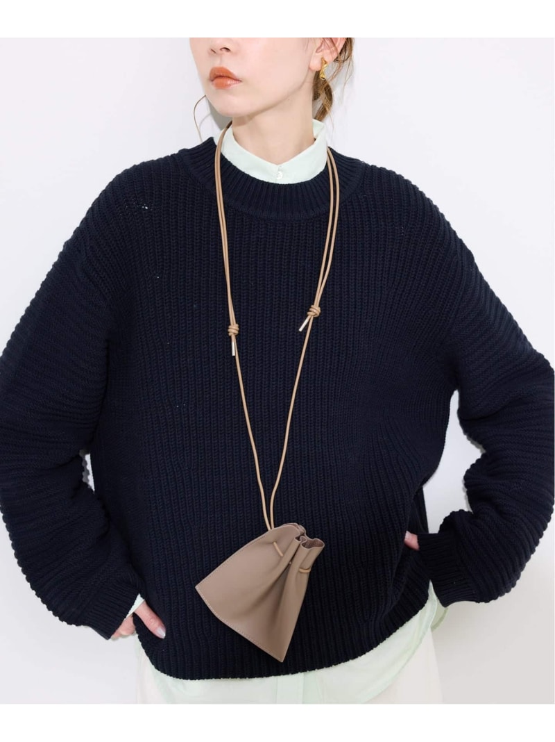 ITTI/イッチ HERRIE 巾着ポーチ XXS ITTI-BAG-091-RF SLOBE IENA スローブ イエナ ファッション雑貨 その他のファッション雑貨 レッド ベージュ【送料無料】[Rakuten Fashion]