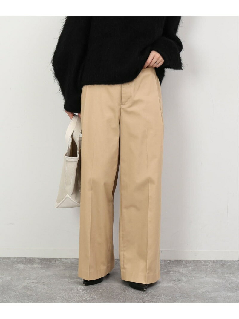 《追加》ローライズチノパン SLOBE IENA スローブ イエナ パンツ チノパンツ ベージュ ネイビー【送料無料】[Rakuten Fashion]のサムネイル