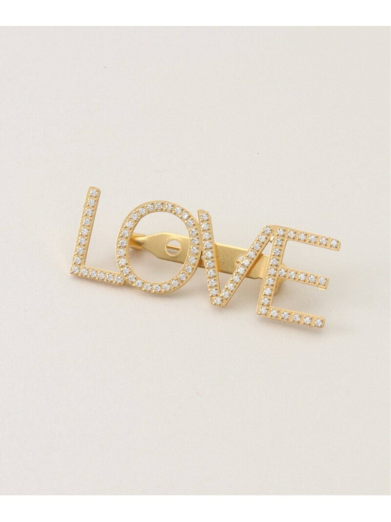 HARPIE/ハーピー SLOBE別注 LOVEブローチ SLOBE IENA スローブ イエナ アクセサリー・腕時計 ブローチ・コサージュ・バッジ ゴールド【送料無料】[Rakuten Fashion]のサムネイル