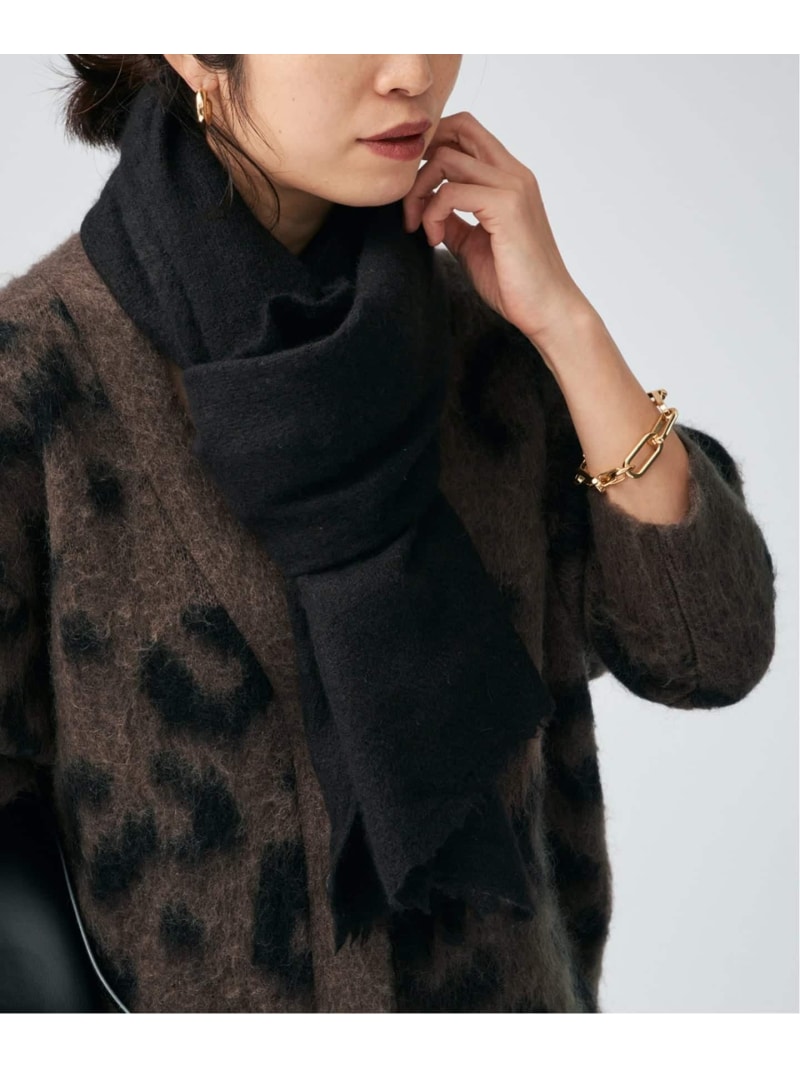 DELRUBY デルルビー Earth Cloud Handspun 60*190cm VERMEIL par iena ヴェルメイユ パー イエナ ファ..