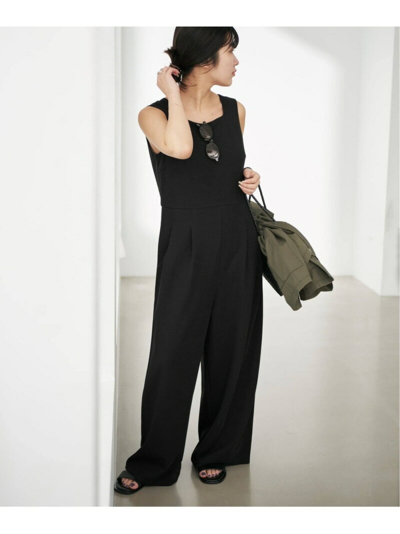 樂天商城 - 《WEB限定サイズ有り/3サイズ展開》カットオールインワン SLOBE IENA スローブ イエナ オールインワン・オーバーオール オールインワン・つなぎ カーキグリーン ブラック【送料無料】[Rakuten Fashion]