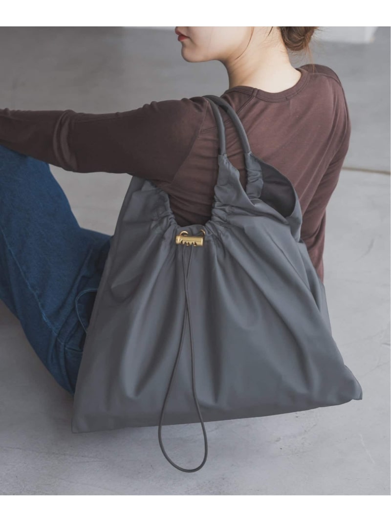 ORSETTO/オルセット ARIA ナイロンバッグ 1543250013 IENA イエナ バッグ トートバッグ グレー ブラック【送料無料】[Rakuten Fashion]のサムネイル