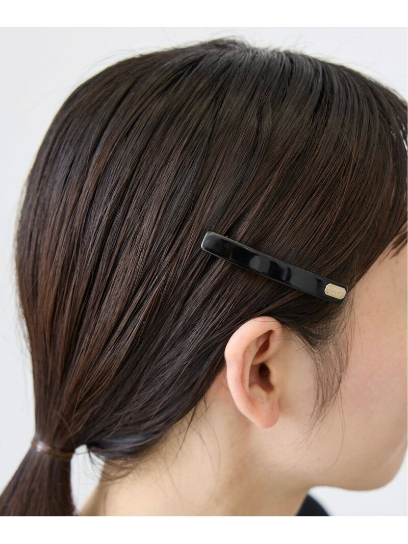 《予約》Scrunchie is back/スクランチーイズバック ヘアバレッタ BARRETTE SLOBE IENA スローブ イエナ ヘアアクセサリー その他のヘアアクセサリー ブラック カーキグリーン*