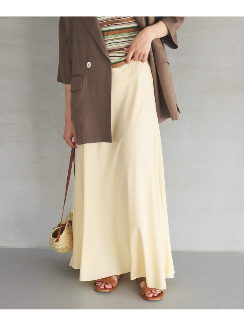 《追加》フィブリルマーメイド フレアスカート SLOBE IENA スローブ イエナ スカート その他のスカート ベージュ ブラウン ブラック【送料無料】[Rakuten Fashion]のサムネイル