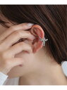 《WEB限定》SLOBE citron.ツブツブリボンイヤーカフ SLOBE IENA スローブ イエナ アクセサリー・腕時計 イヤリング・イヤーカフ シルバー...